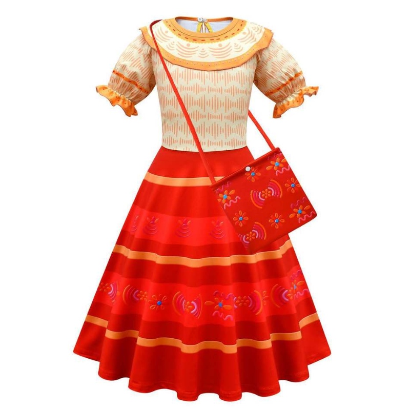 2022 Magic House Vestido paraniños Festival Festival Vestido de cosplay Vestido de princesa de manga corta