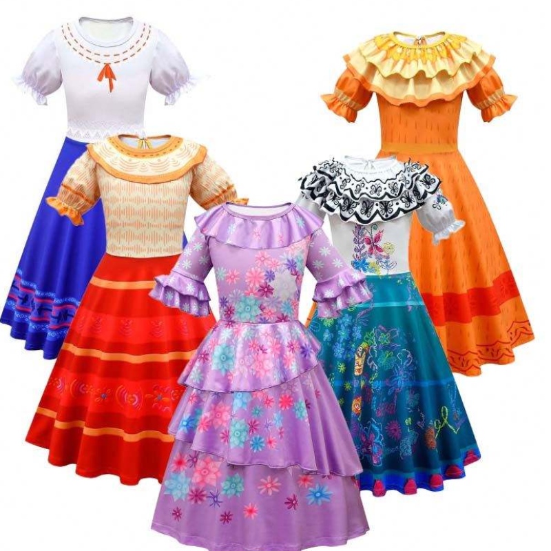 2022 Princesa Encanto Mirabel Destino de vestir Fiesta Encantoisabela Madrigal Disfraz HCIS-006