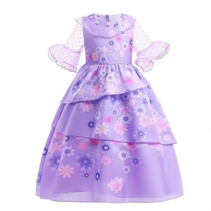 Anime encanto cosplay isabella vestido púrpuraniñas princesa disfrazniños fantasía