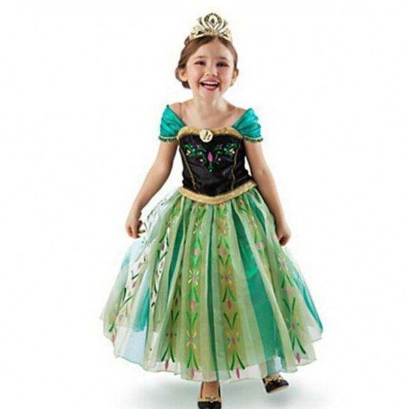 Disfraz de rendimiento Princesa Anna Dress Children \\\\ \'s Wear Dress Princess Anna Dress