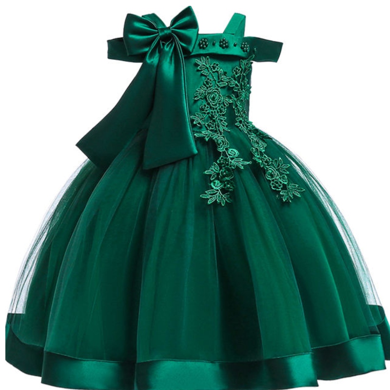 Bordado de seda princesa vestida paraniña flor elegante vestidos deniñas de la bodanavidad halloween vestidos ropa