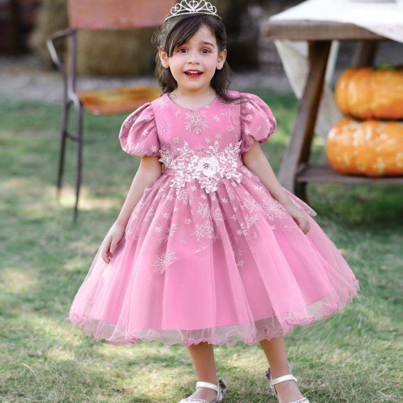 Diseño de vestidos deniña Baige Diseño de manga corta Danza Dance Disten Children \\\\ S Vestida de ropa L2028XZ