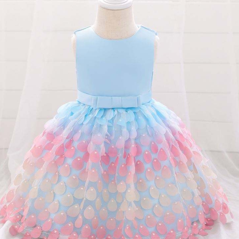 Baige Amazon Top Sale Mermaid Sequin Baby Baby Dress Princess Girls Party Birthday Birthday Vestidos de fiesta paraniñas