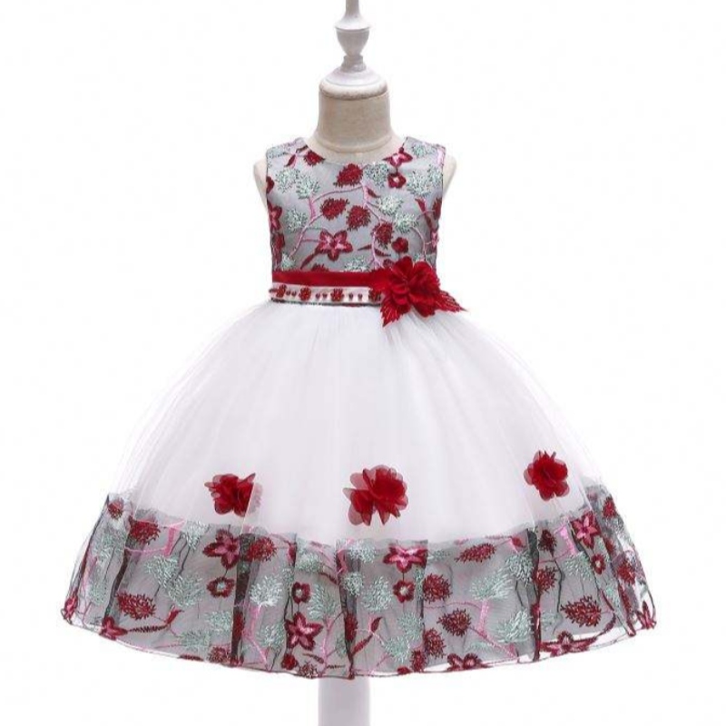 NUEVA LLEGA FLUTTER MANEVELORS Vestido de fiesta de cumpleaños paraniños Diseños de vestidos paraniños paraniños de 8 años L5045