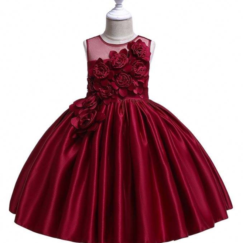 Vestido de boda al por mayor Princesa Princesa Baby Flower Fashion Farty Party Vestido L5068