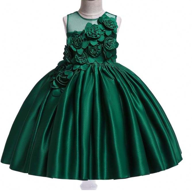 Vestido de boda al por mayor Princesa Princesa Baby Flower Fashion Farty Party Vestido L5068
