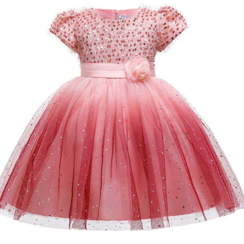 Baige New Design Girls Cake Dress Elegant Forma Formal Baby Flower Girl Vestidos L5160