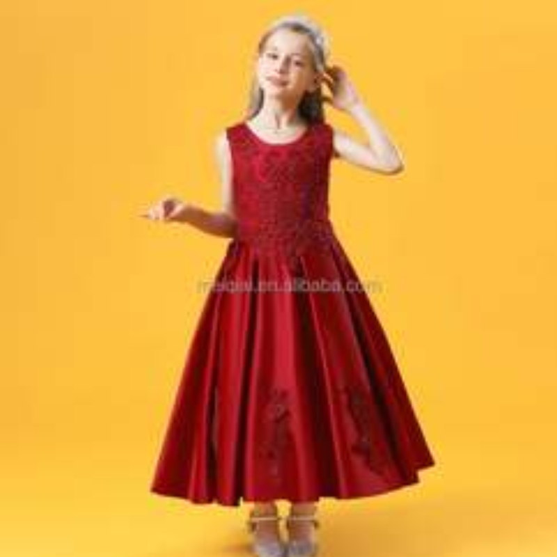 Baigenueva llegada Flower Niños denovia Vestidos denovia denovia elegantes vestidos deniña sin mangas