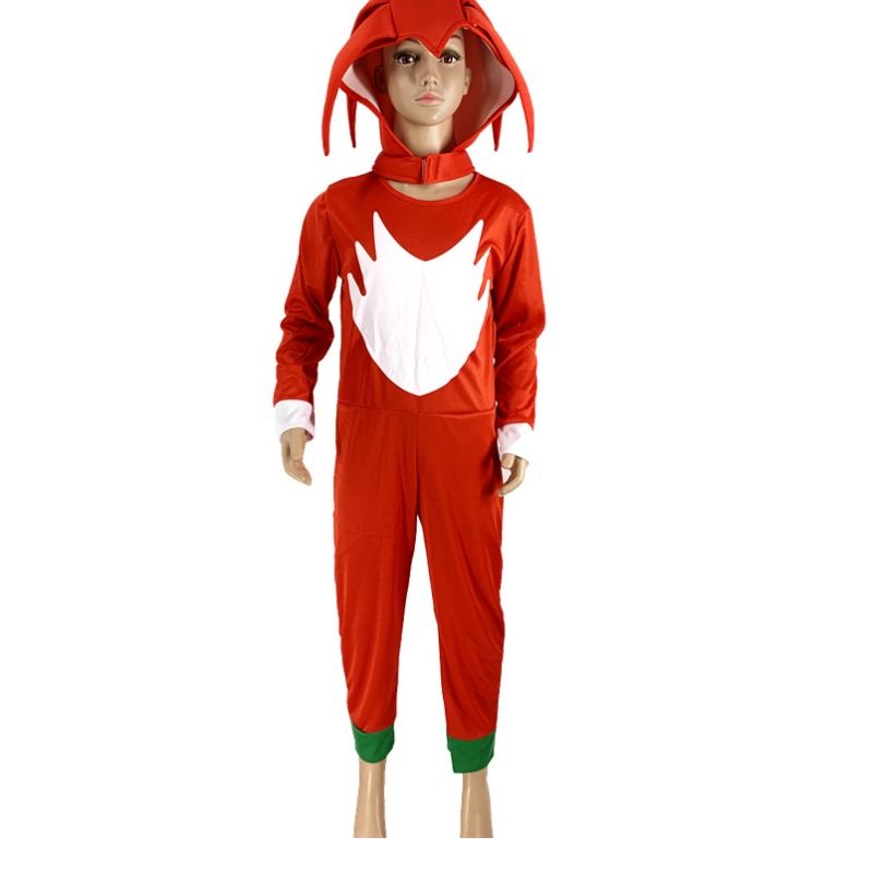 Chicas chicas sónic hedgehog disfraz de Sonicniños Juego de fiesta de Halloween Cosplay Niños Blue Sonic Jumpsuit