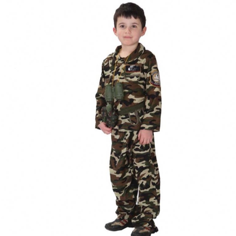 Disfraz de soldado paraniños traje de uniforme militar traje del ejército paraniños HCBC-010
