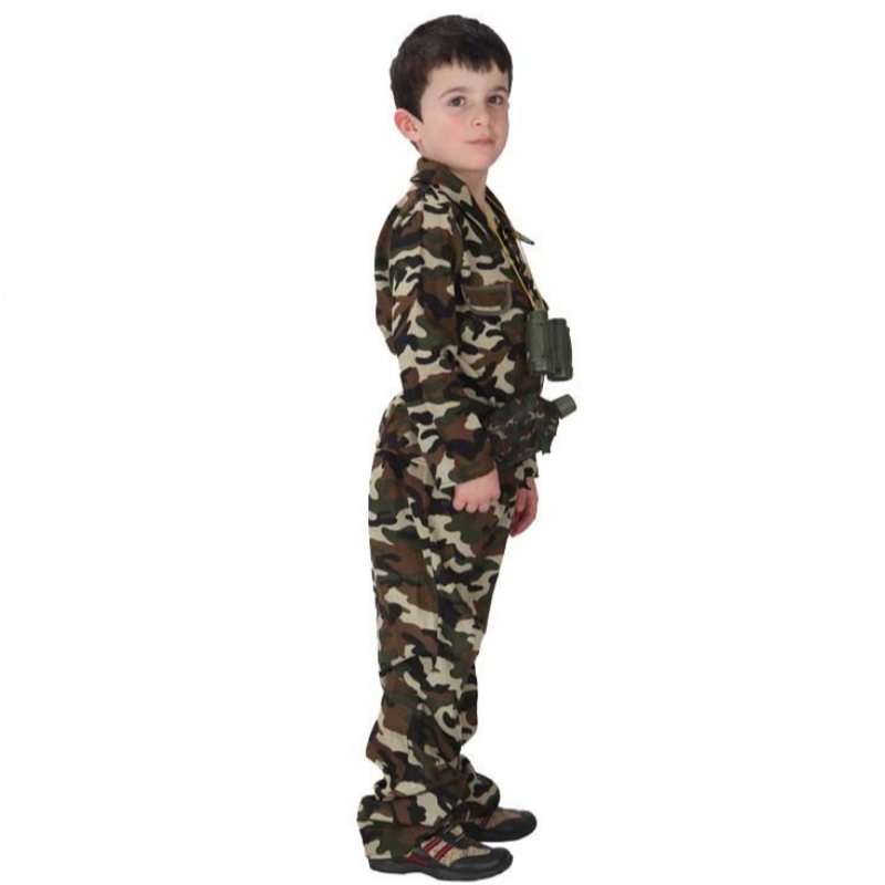Disfraz de soldado paraniños traje de uniforme militar traje del ejército paraniños HCBC-010
