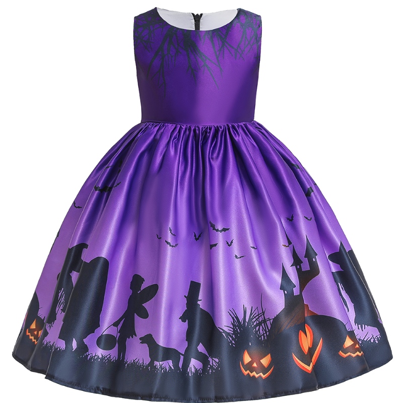 Vestido de princesa de Halloween de la ropa de losniños para Halloween para Halloween