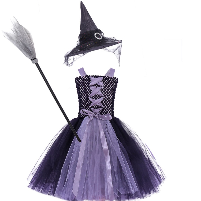 Amazon Hot Seller Novelties Classic Witch Costume Dress y Hat X-XXL