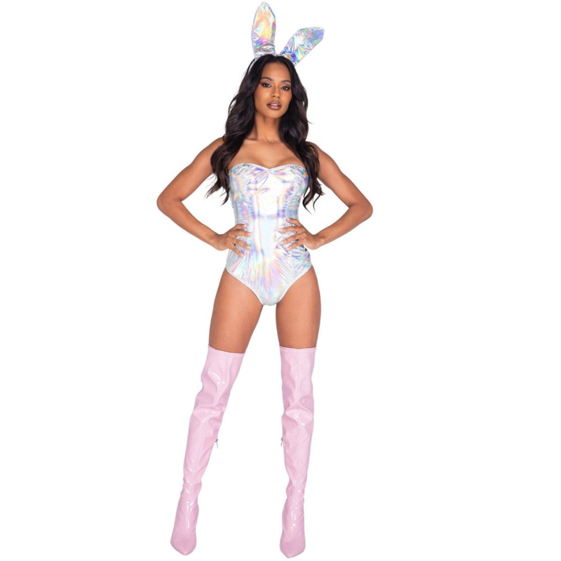 Ropa holográfica de conejo